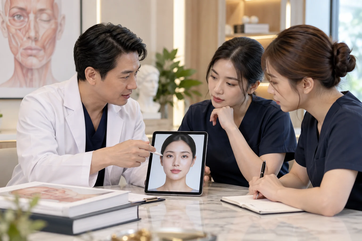 Nâng cơ táo Shanghai: Hiểu đúng vùng mặt giữa trước khi chọn phương pháp 3 Nâng cơ táo Shanghai qua đánh giá vùng mặt giữa và đường nét má