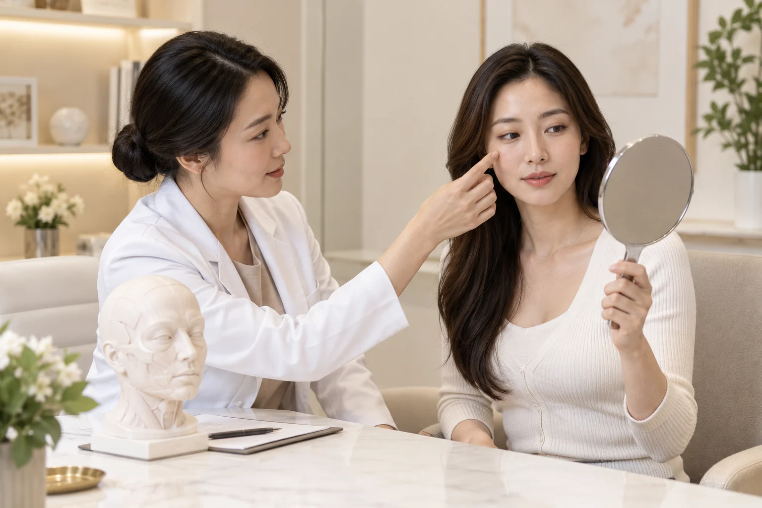 Nâng cơ táo Shanghai: Hiểu đúng vùng mặt giữa trước khi chọn phương pháp 8 Nâng cơ táo Shanghai: chuẩn bị lịch tư vấn tại khu vực Ký Con Quận 1