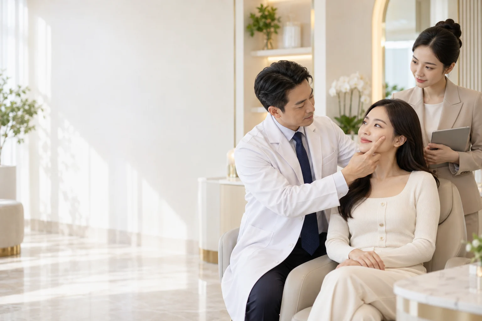 Trẻ hóa mặt giữa tại Mint Shanghai: Chuẩn bị buổi tư vấn