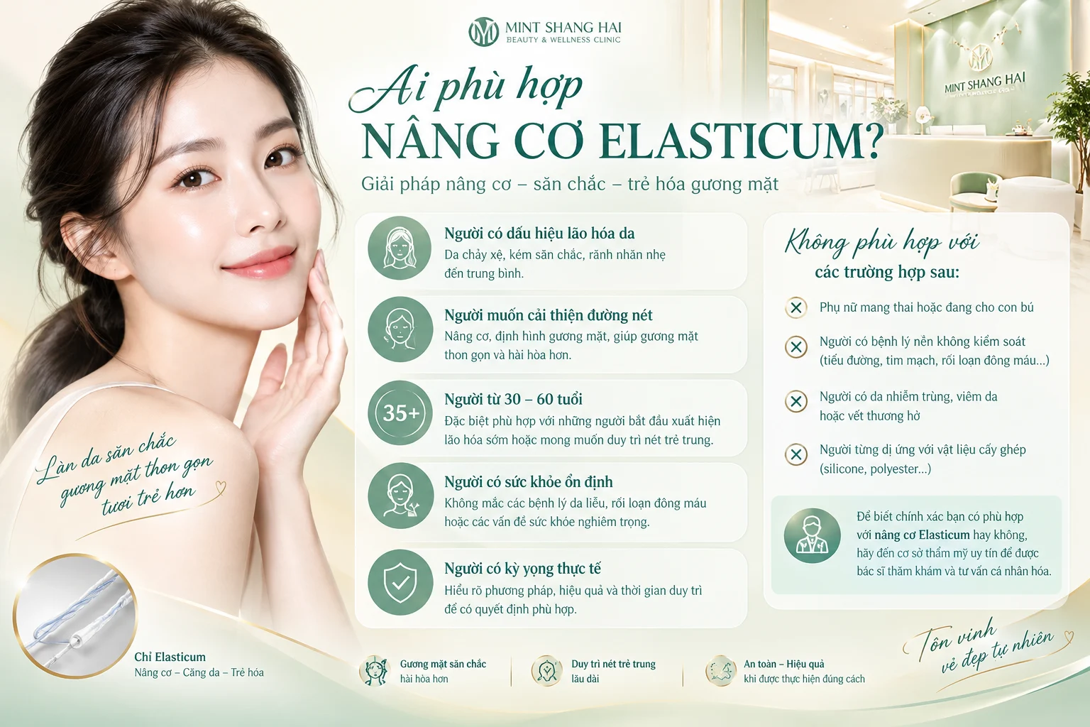 Ai phù hợp nâng cơ Elasticum: xác định nhu cầu cá nhân.