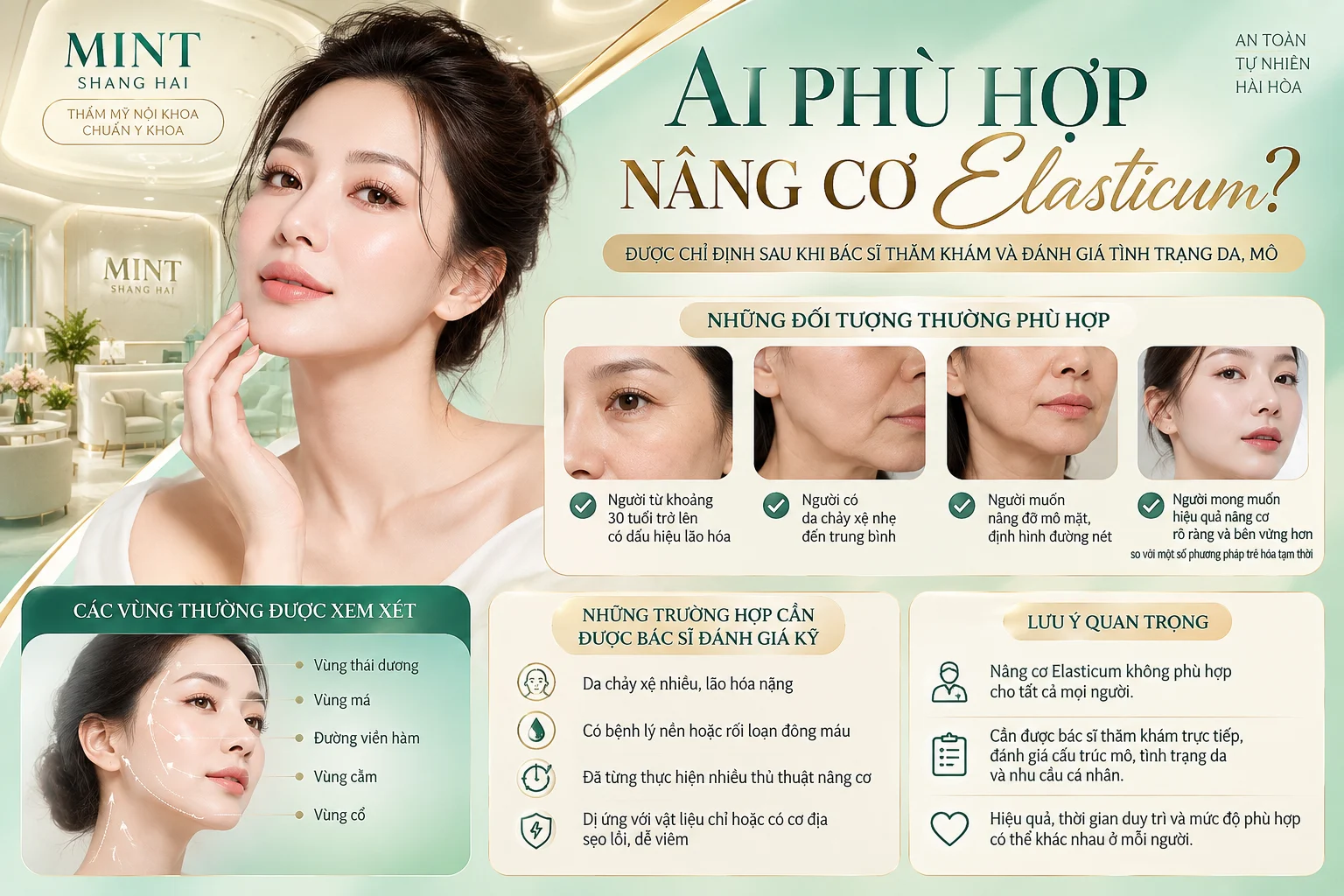 Ai phù hợp nâng cơ Elasticum: đánh giá tình trạng mô.