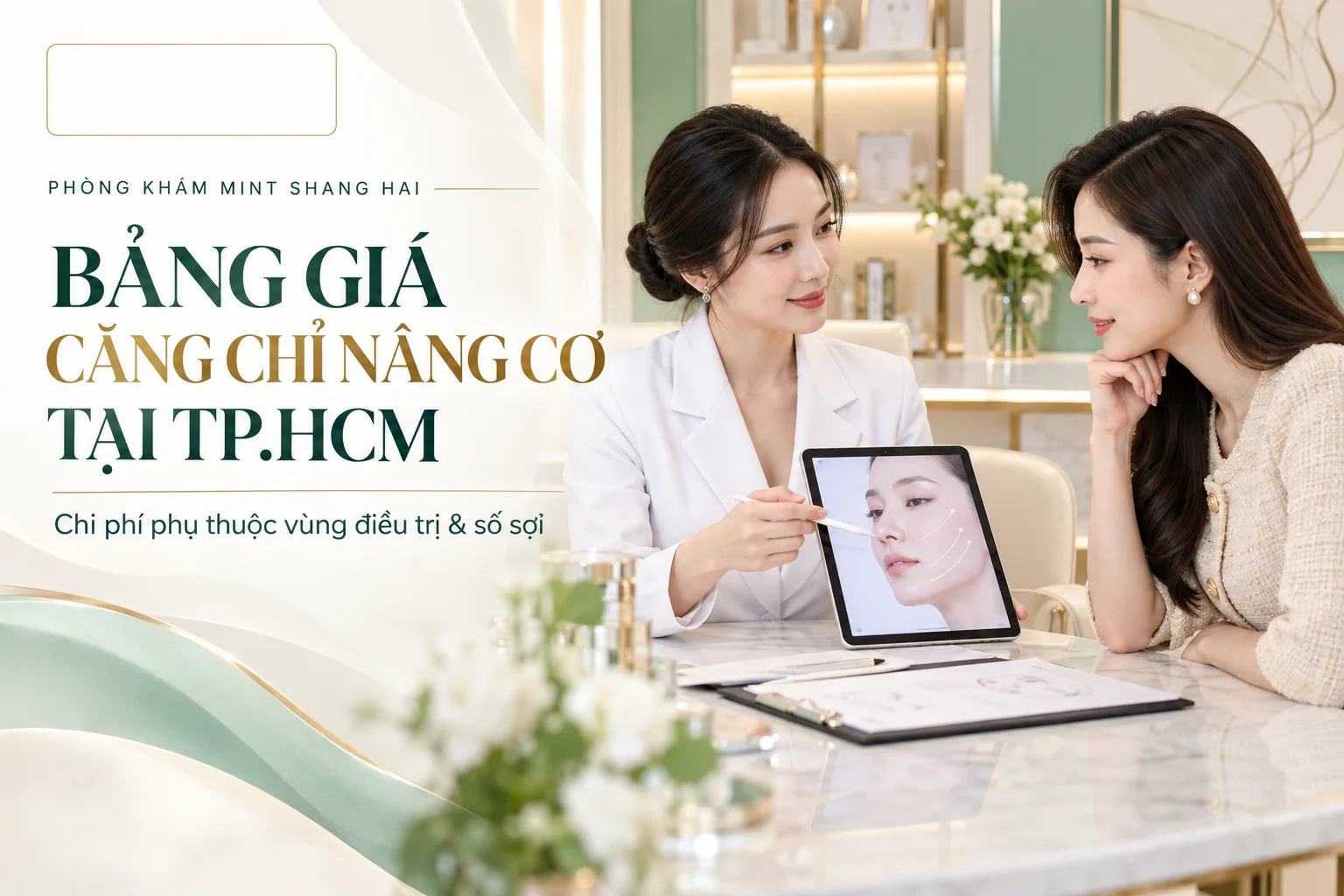 Bảng giá căng chỉ nâng cơ tại TPHCM: giới hạn và tư vấn online.