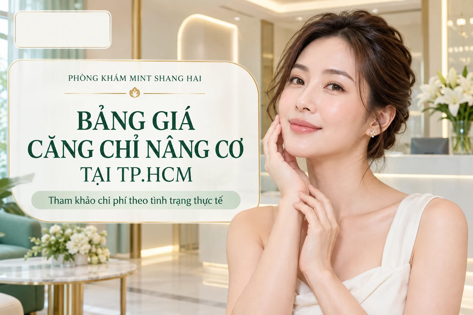 Bảng giá căng chỉ nâng cơ tại TPHCM: xác nhận tổng chi phí.