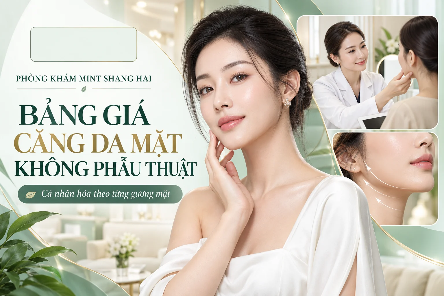 Bảng giá căng da mặt không phẫu thuật: phân loại phương pháp.