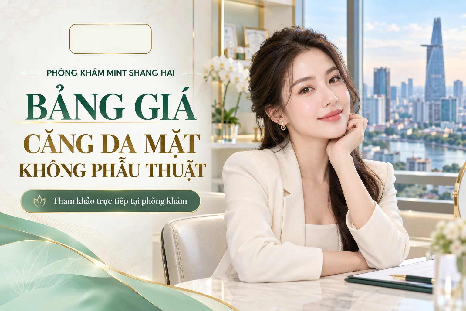 Bảng giá căng da mặt không phẫu thuật: căng chỉ và phương án tiêm.