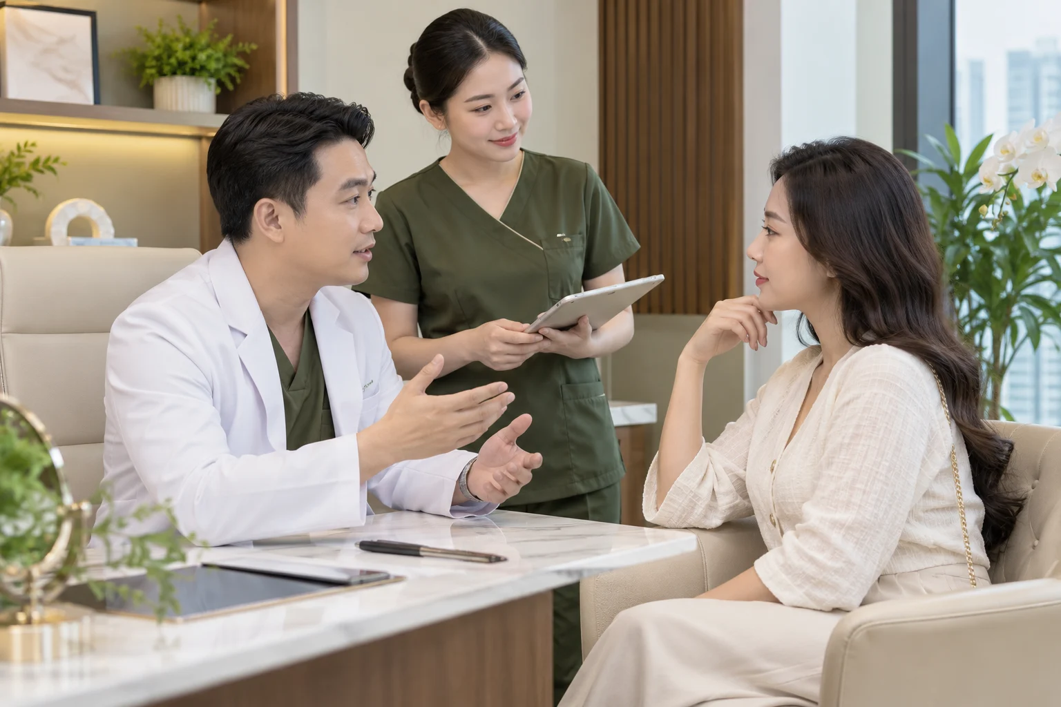 Bảng giá nâng cơ táo TPHCM cần dựa trên đánh giá vùng má và mặt giữa.