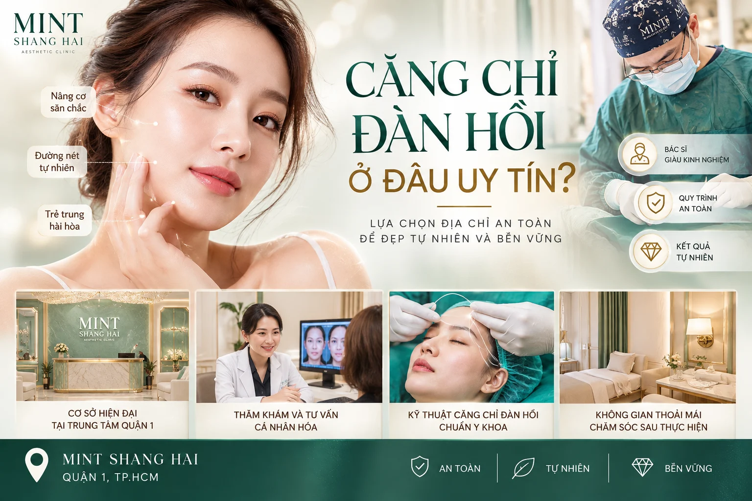 Căng chỉ đàn hồi ở đâu uy tín: nhận diện vật liệu thực tế.