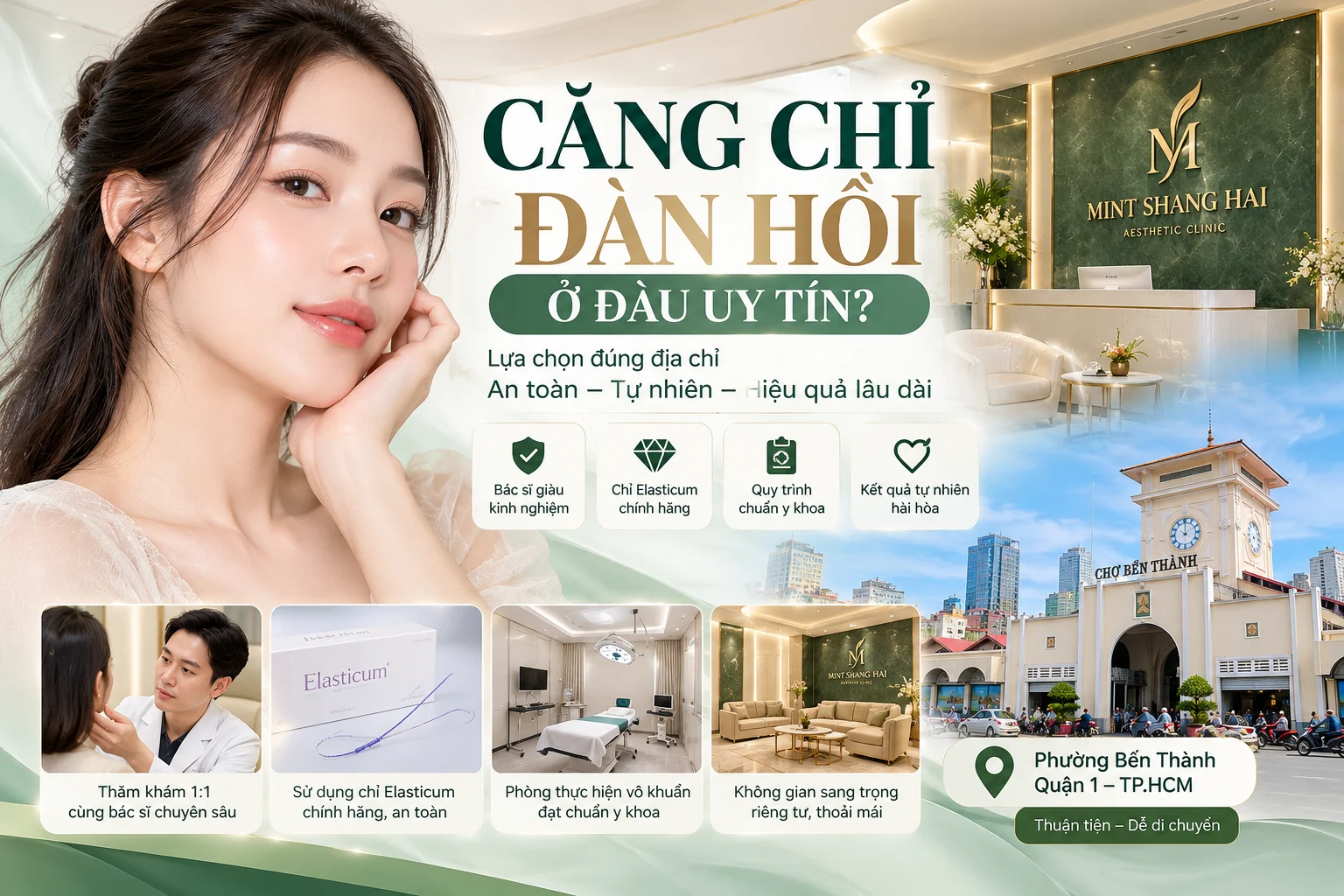 Căng chỉ đàn hồi ở đâu uy tín: đối chiếu thông tin cơ sở.