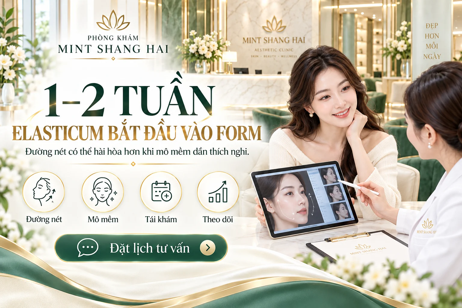 Căng chỉ Elasticum bao lâu hồi phục: chăm sóc da theo hướng dẫn.
