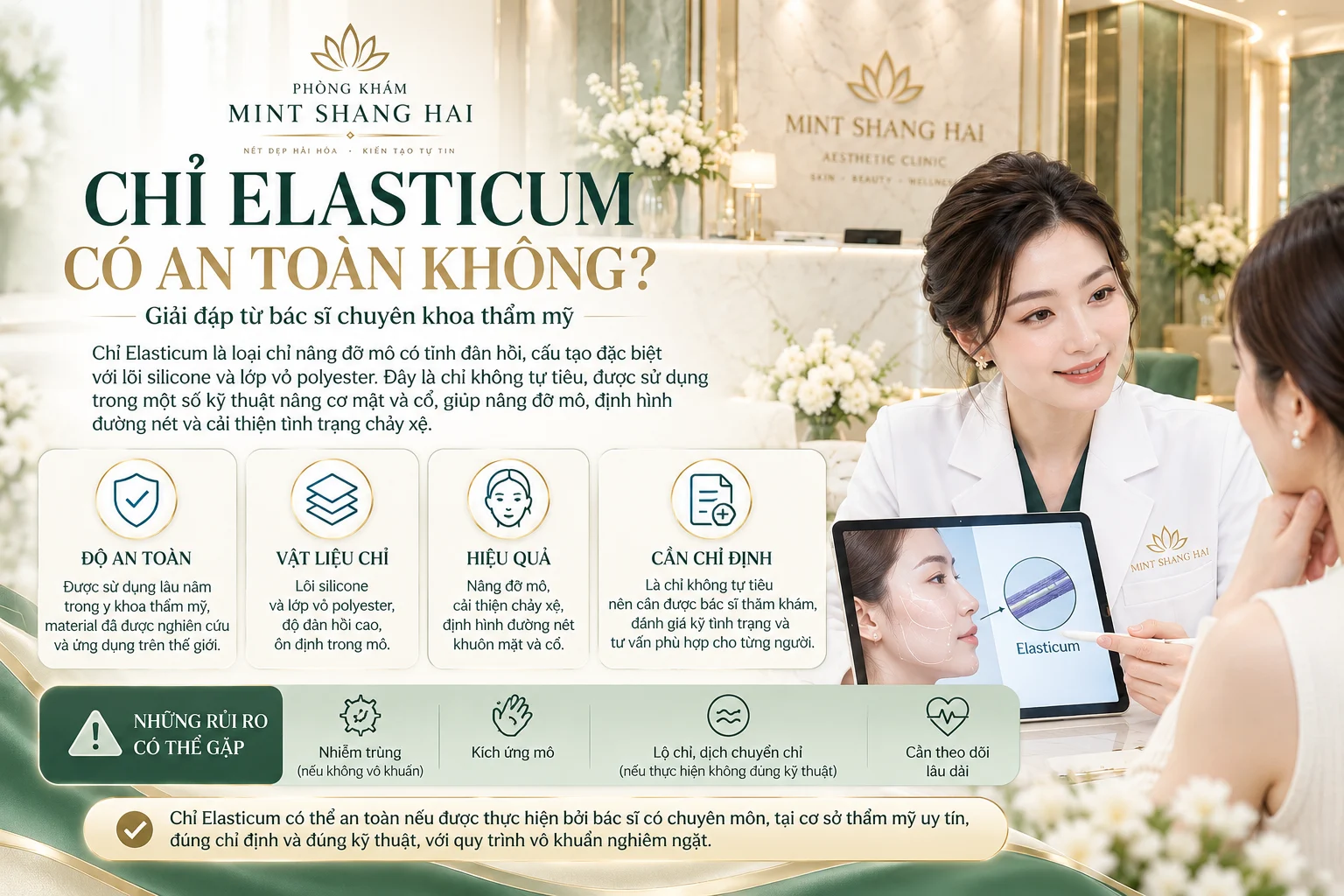 Chỉ Elasticum có an toàn không: chuẩn bị trước ngày hẹn.