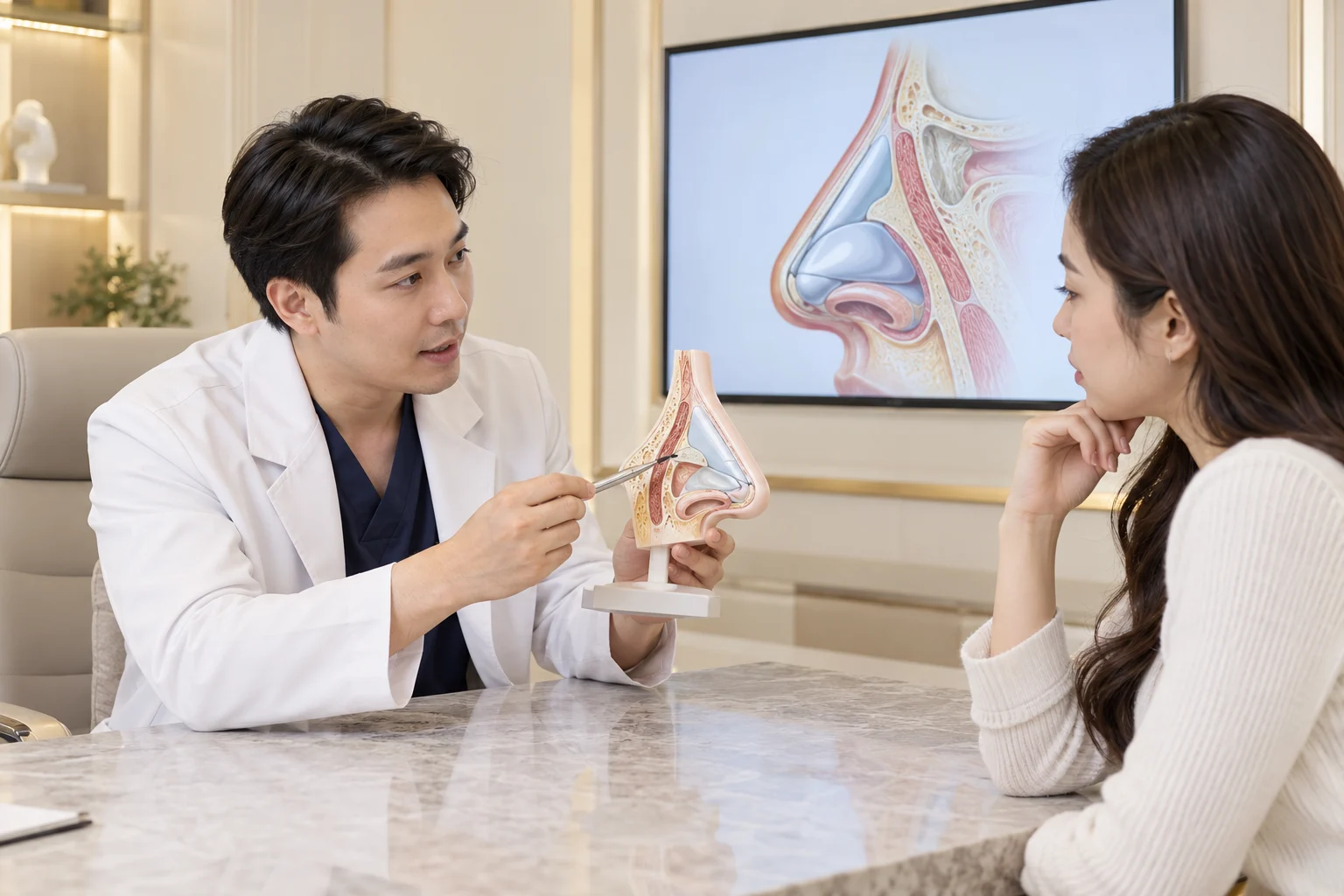 Mint Shanghai nâng mũi cấu trúc - tìm hiểu quá trình hồi phục sau phẫu thuật
