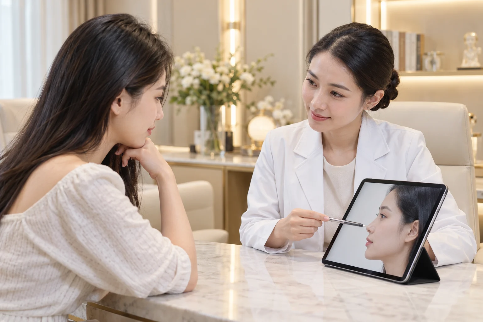 Mint Shanghai nâng mũi cấu trúc - hỏi rõ phạm vi tư vấn và chi phí