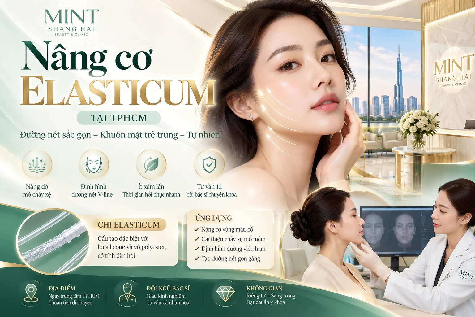Nâng cơ Elasticum TPHCM: Quy trình thực hiện, thời gian hồi phục và lưu ý quan trọng