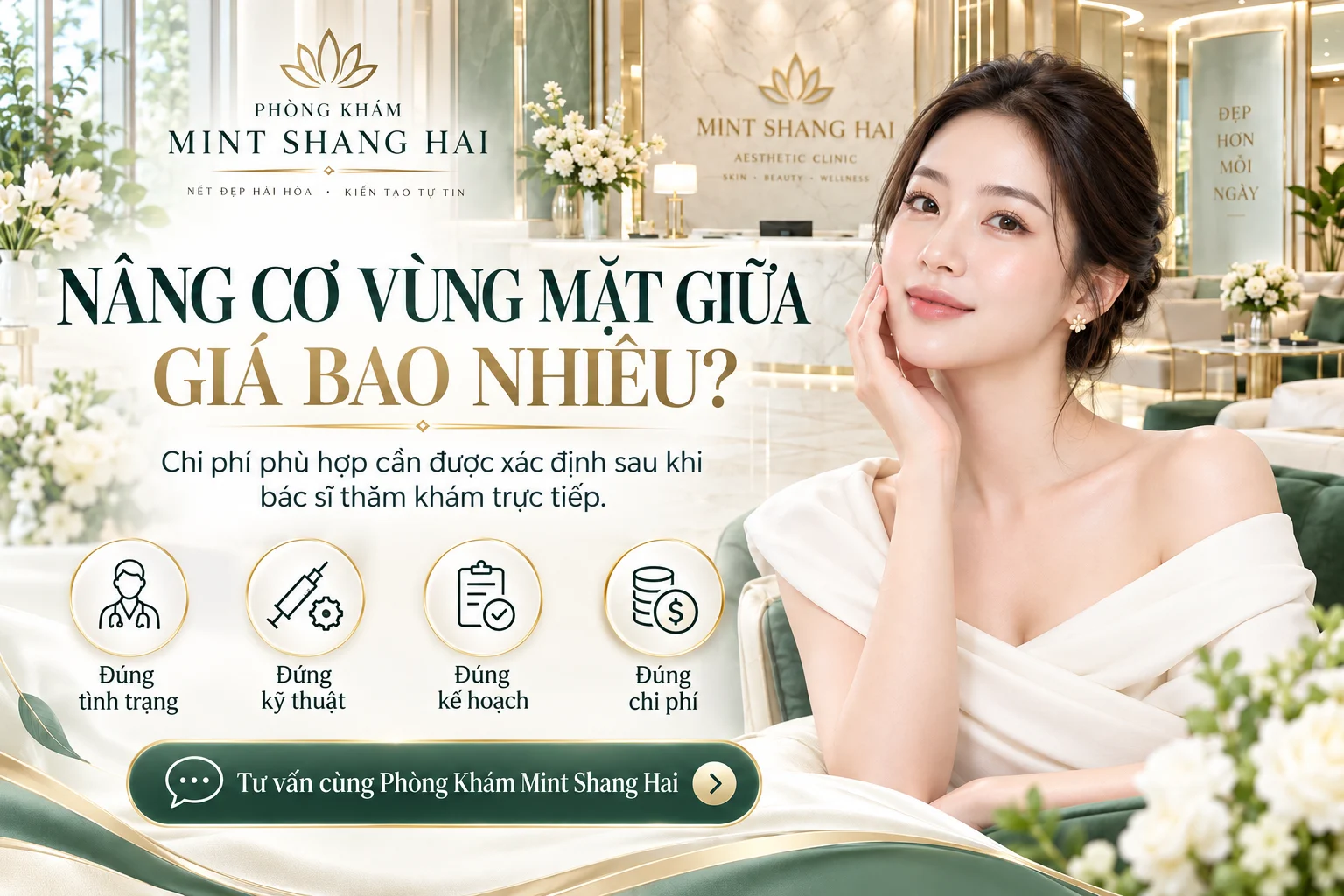 Nâng cơ vùng mặt giữa giá bao nhiêu: phạm vi đánh giá.