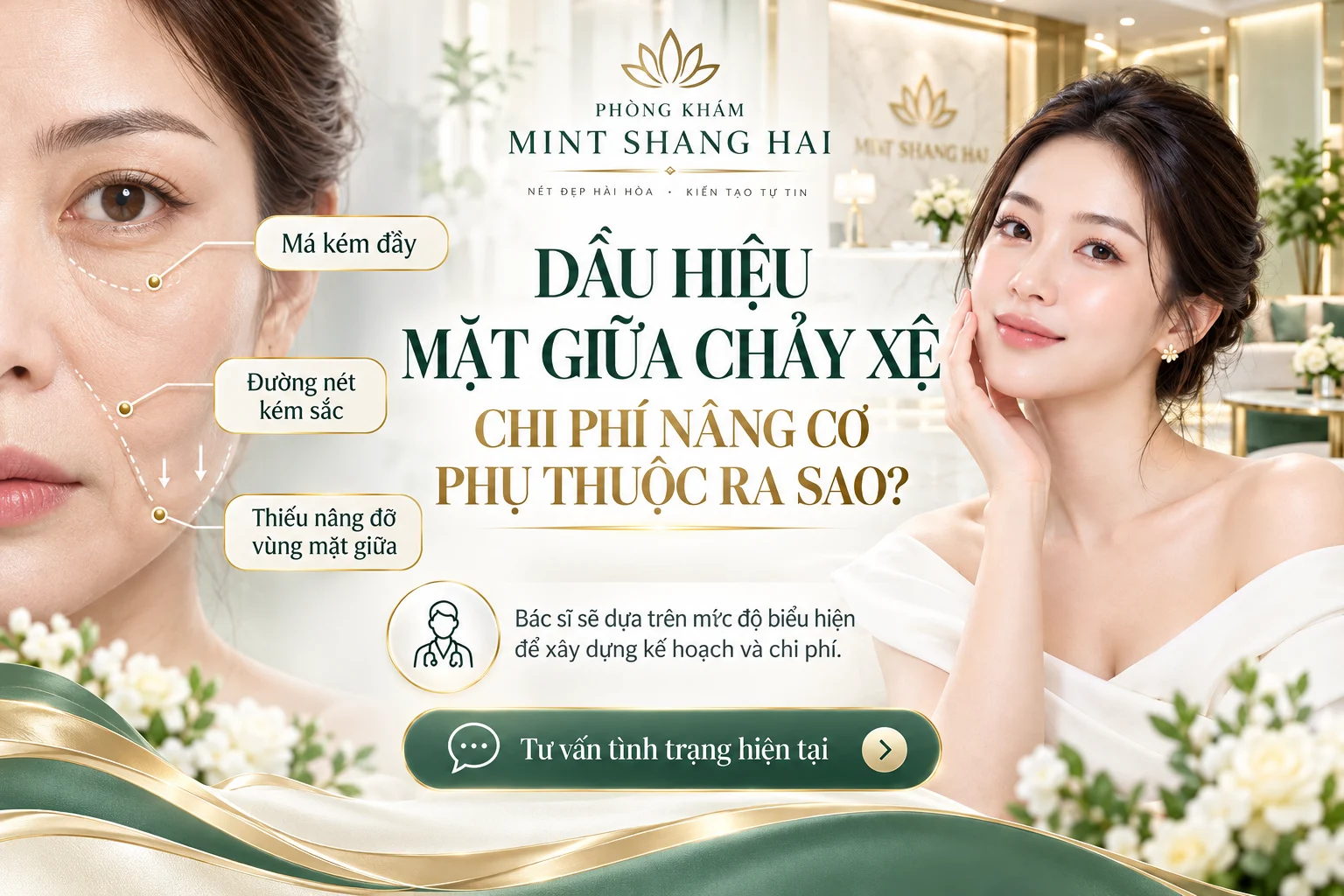 Nâng cơ vùng mặt giữa giá bao nhiêu: phân biệt phương pháp.