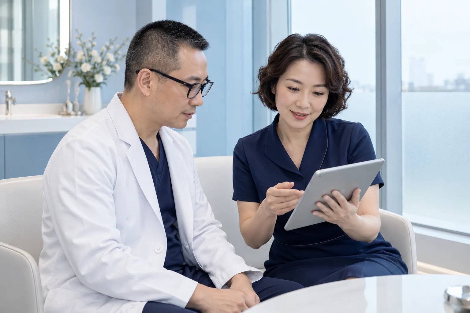 Quy trình tư vấn nâng cơ táo – xác nhận nhu cầu và người phụ trách