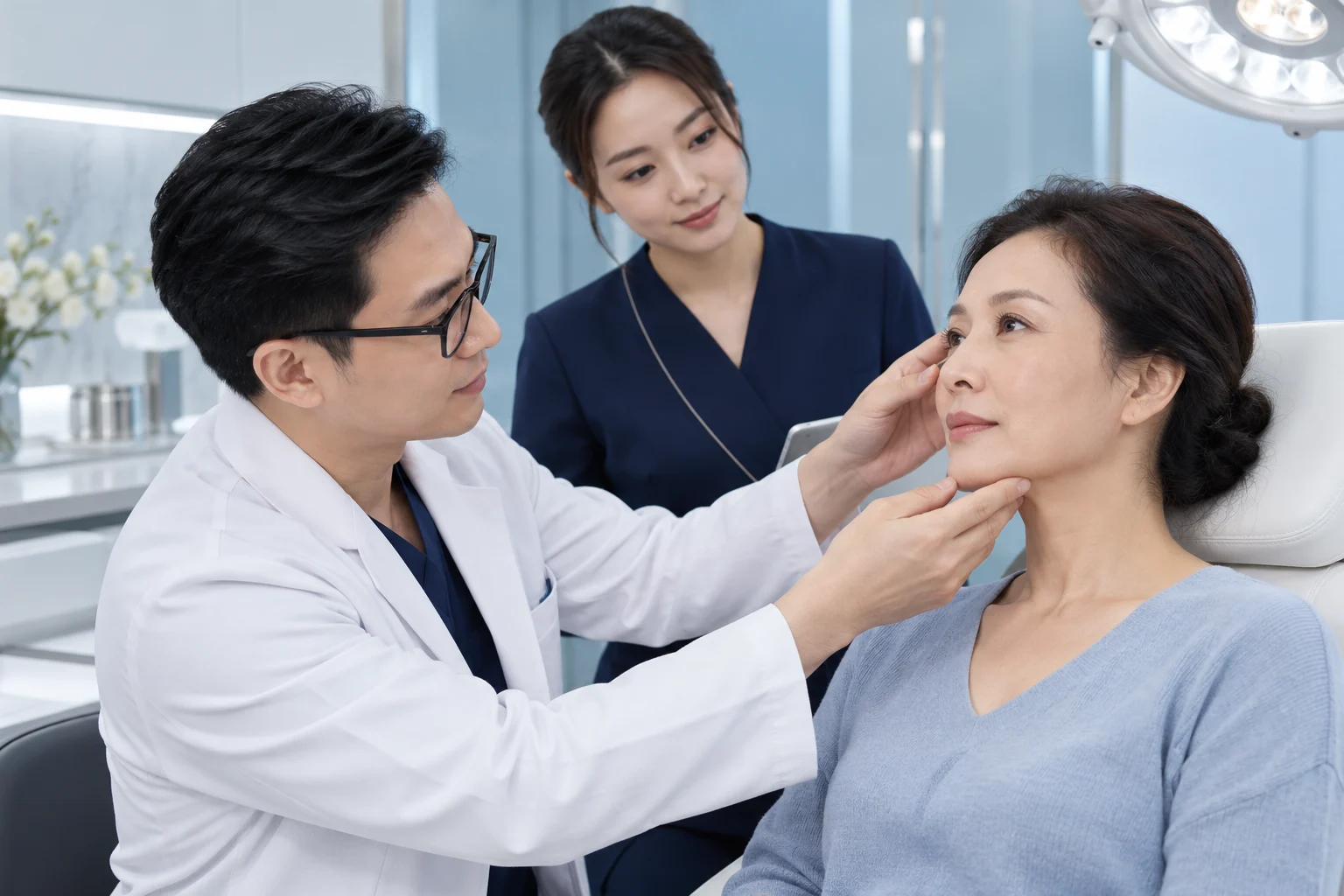 Quy trình tư vấn nâng cơ táo – đánh giá và giải thích phương pháp