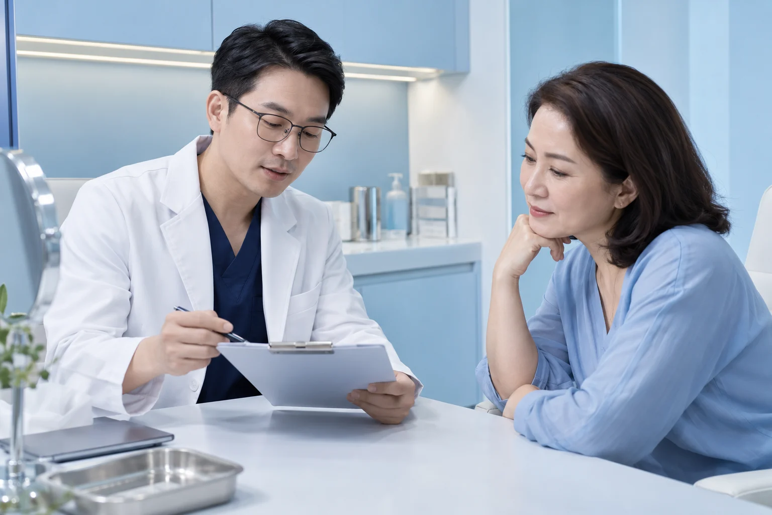 Quy trình tư vấn nâng cơ táo – trao đổi kỳ vọng và hồi phục