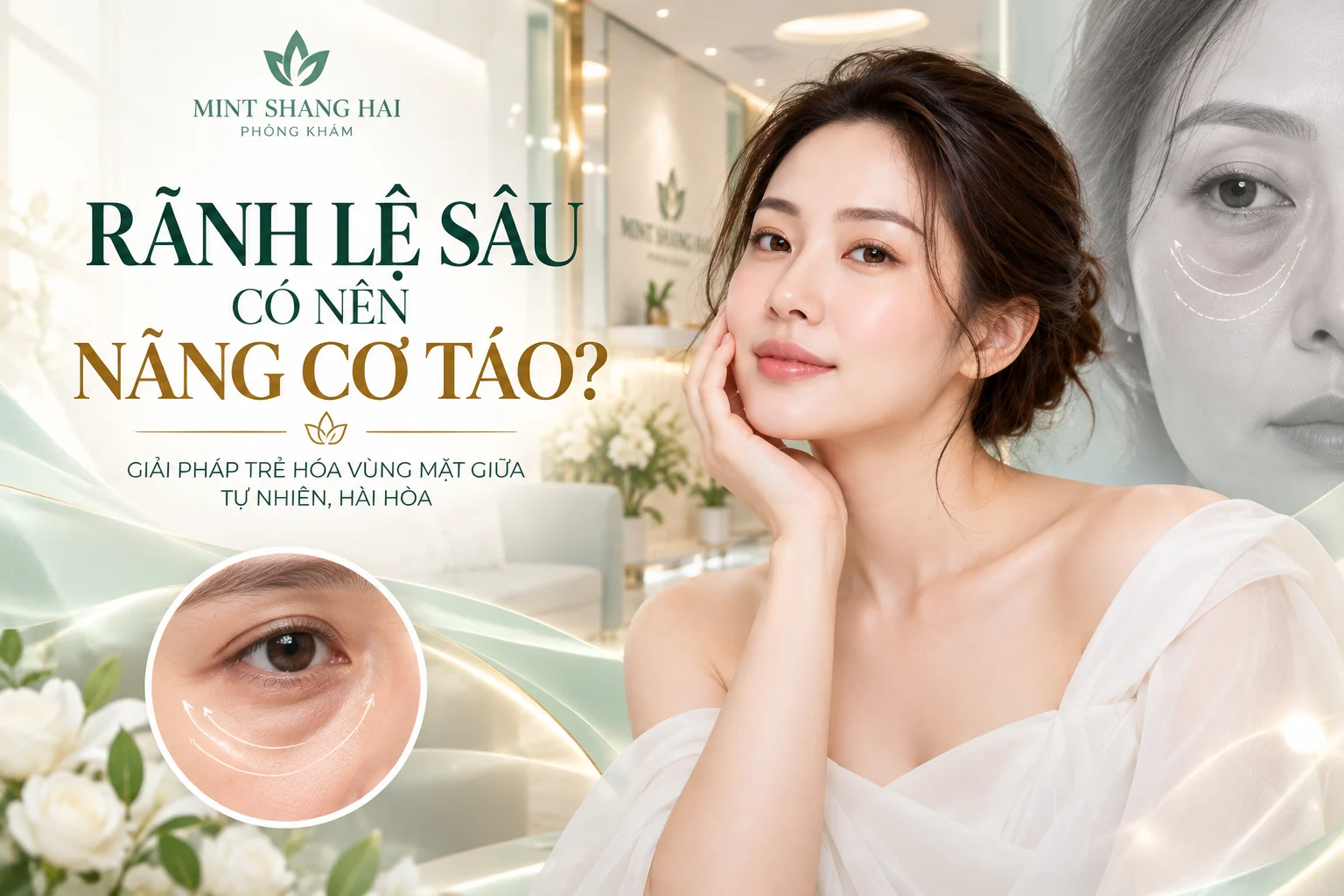 Rãnh lệ sâu có nên nâng cơ táo bằng chỉ cần hiểu mục tiêu và giới hạn.